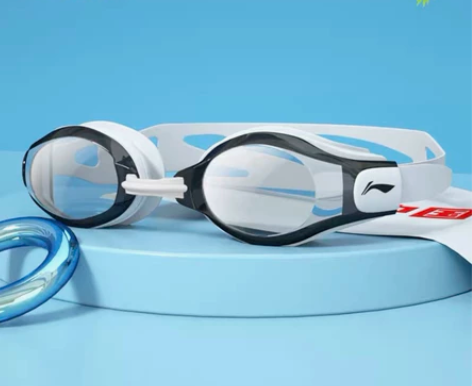 李宁泳镜防水防雾高清男女专业潜水眼镜游泳装...