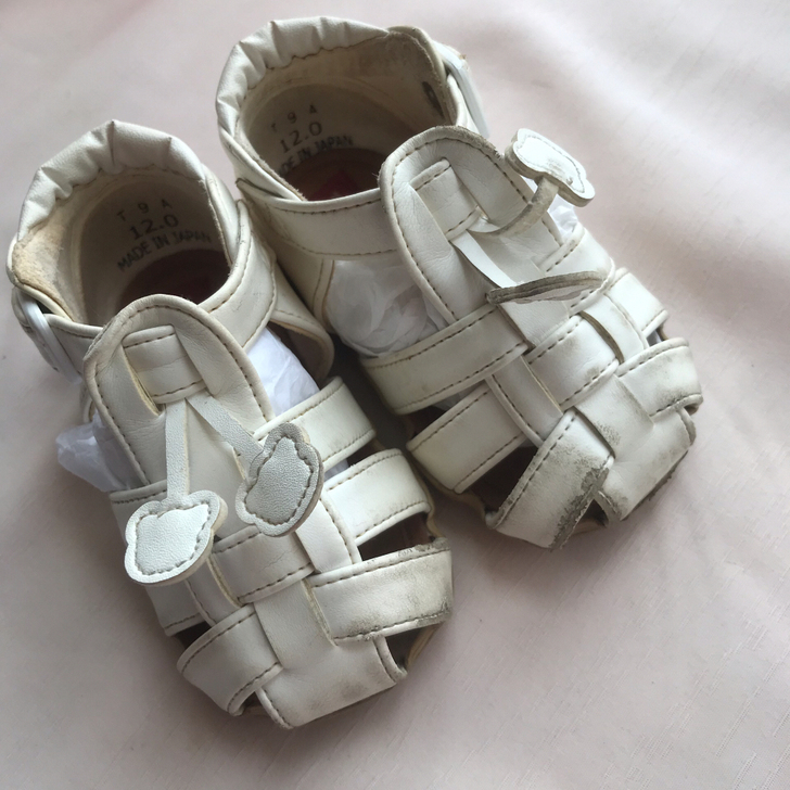 mikihouse 凉鞋 都是原相机拍摄，...