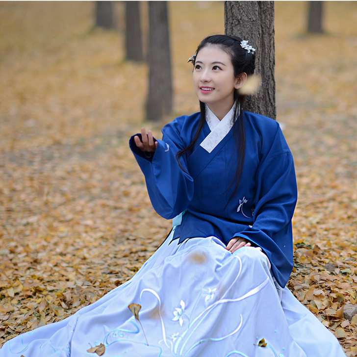 如梦霓裳汉服女装袄裙[藻兰香]三明制冬秋季...