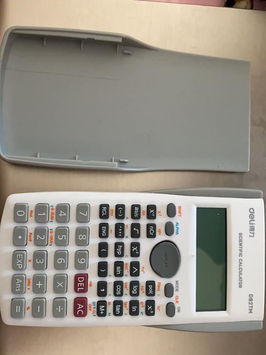 得力计算器，考试用过，闲置了，喜欢的来！