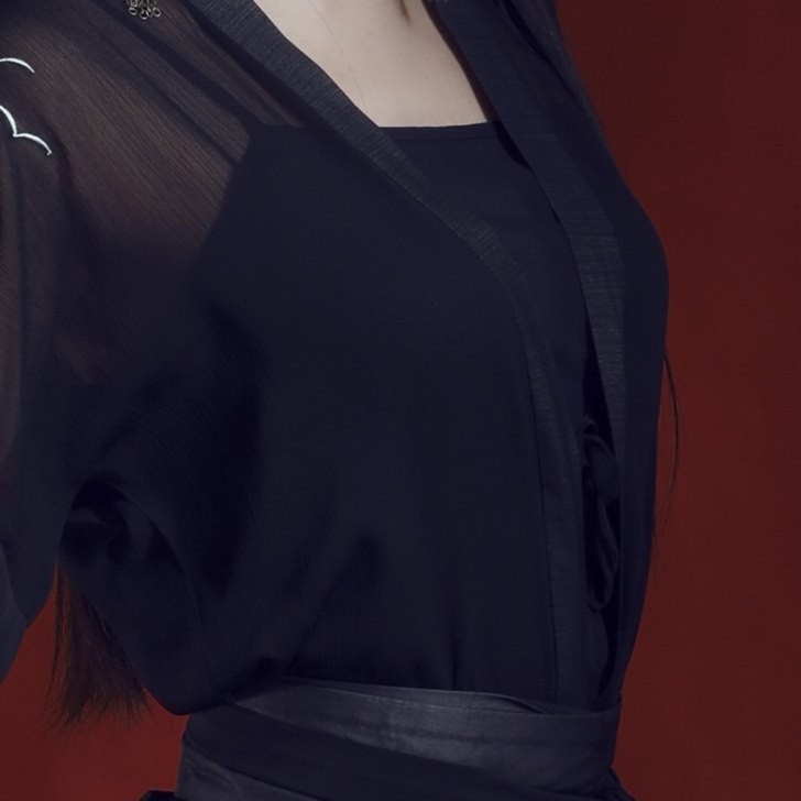 如梦霓裳汉服女装对襟襦裙[青云志]一抹胸黑...