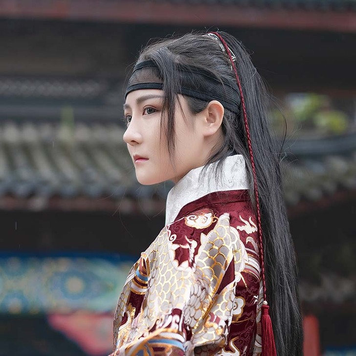 如梦霓裳汉配饰服飞鱼服护额头饰 头巾 男女...