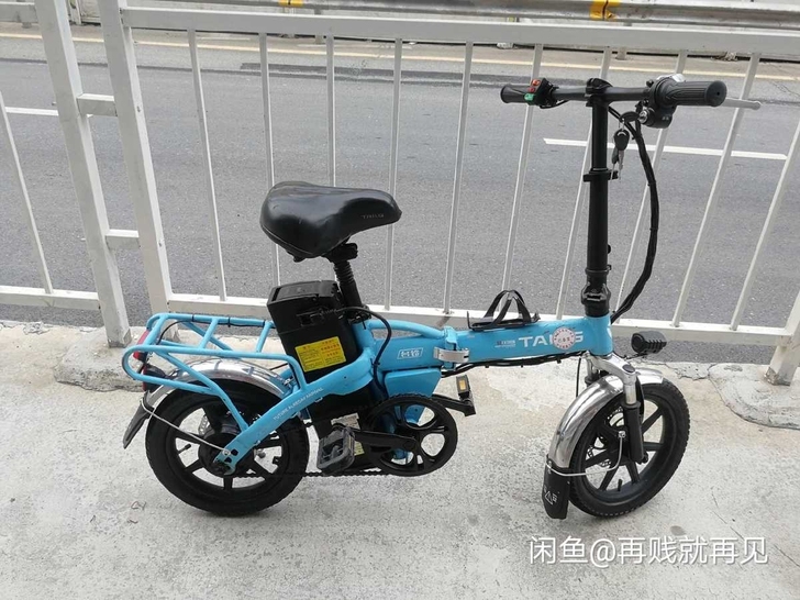 台铃折叠电动车，48伏20安，充一次电跑5...