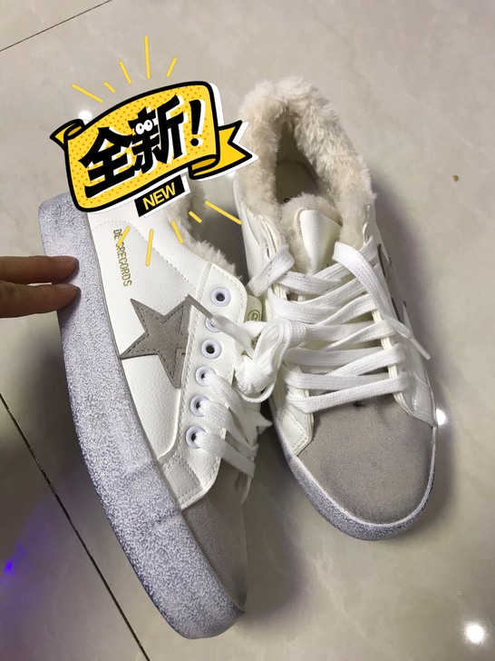 全新带毛脏脏鞋35元,韩国代购购入不喜欢出...