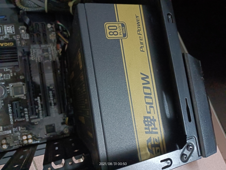 先马金牌500电源,刚拆机正常使用无拆无修