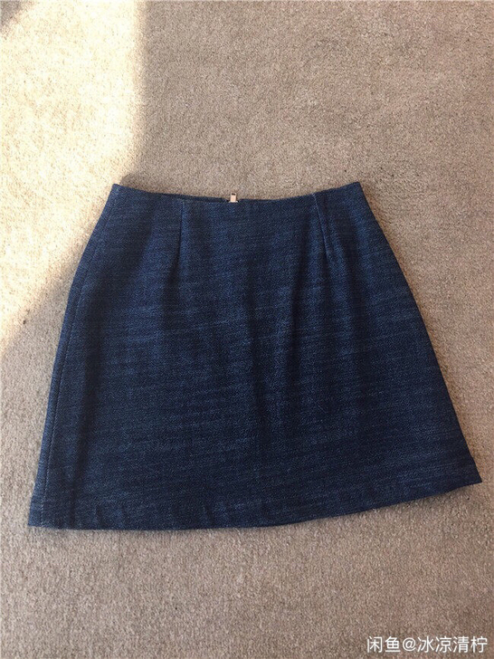 夏花花花   韩国东大门牛仔裙   万年不...