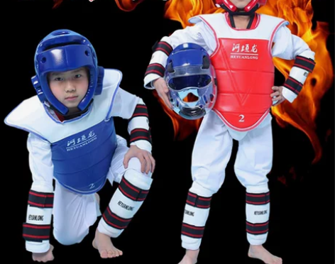 全新跆拳道护具全套儿童实战比赛六件套，买时...