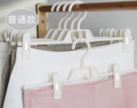 无痕家用裤架裤夹jk群夹衣架夹子裤挂衣收纳...