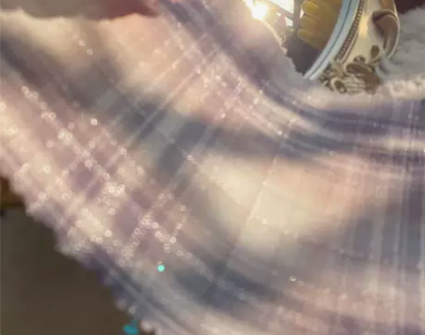 -限定樱花  粉格正版日系百褶裙JK甜美格...