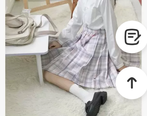 【神仙club】原创JK浪漫症候群粉紫格裙...