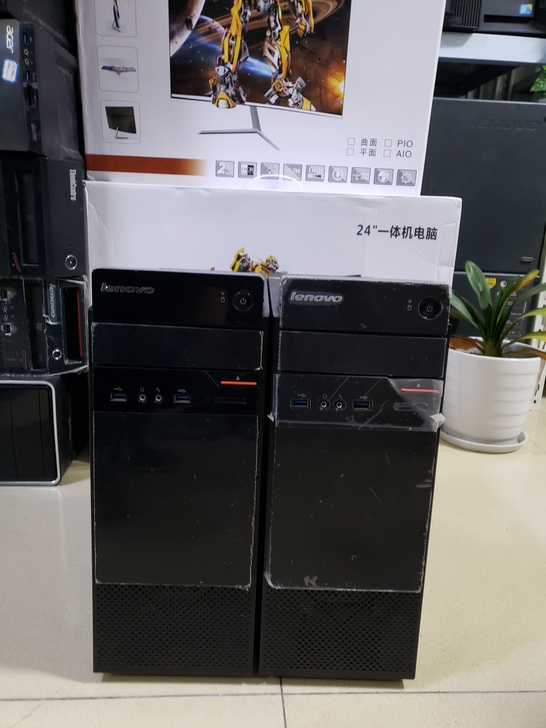 出两台联想原装六代平台处理器:G3900内...