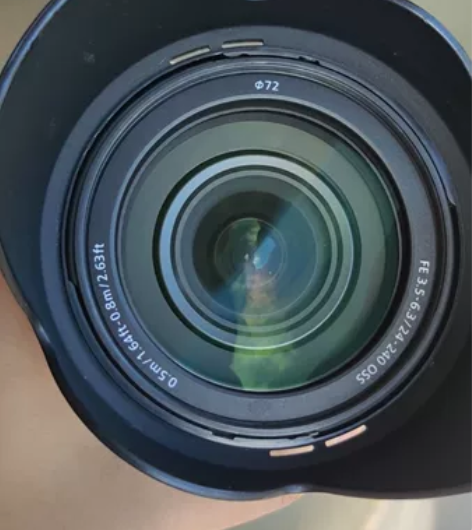 索尼fe口24-240全画幅微单镜头,外观...