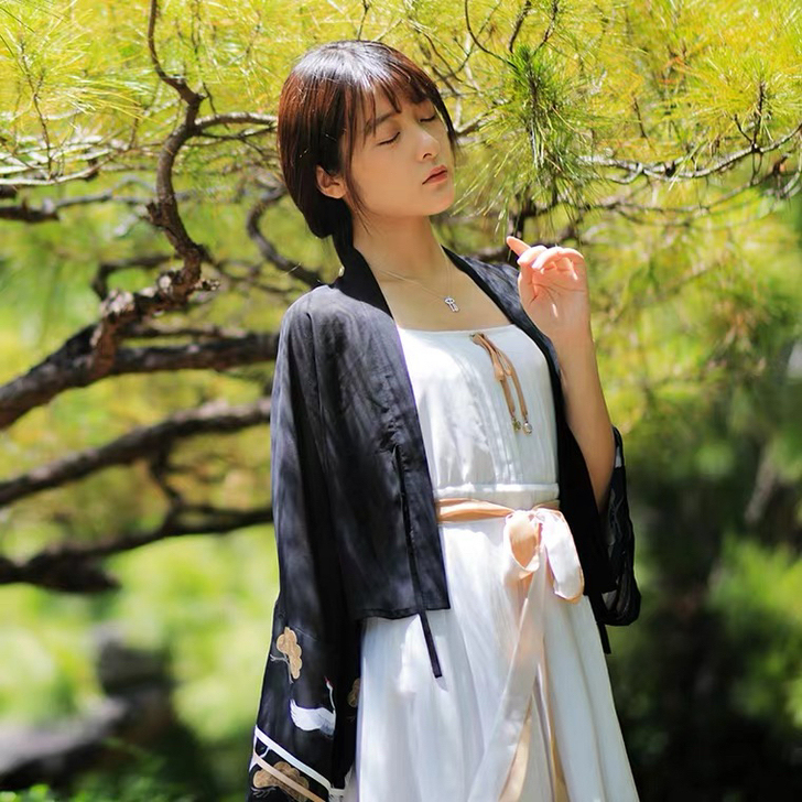【韶鹤引】徐娇织羽集日常汉服元素服防晒衣s码