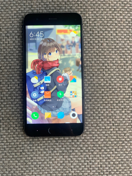 小米6亮黑6+128g,纯无锁,学生党游戏...