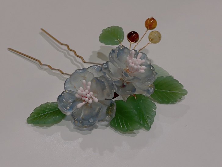清禧棠 原创 古装汉服发饰发簪百搭簪花古装