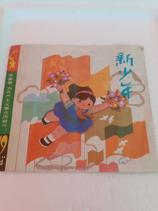 新少年，1984年出版，内不缺页。老物件看...