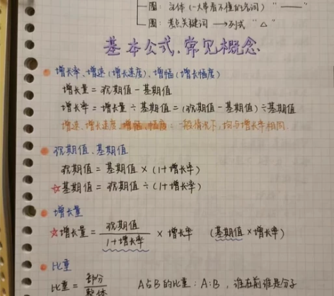 公务员手写高分上岸手写笔记公务员事业编行测...
