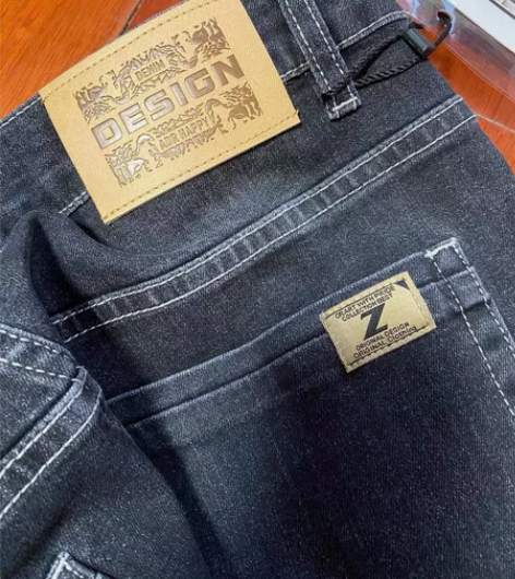 全新高端秋冬厚款牛仔裤男蓝灰色2022新款...