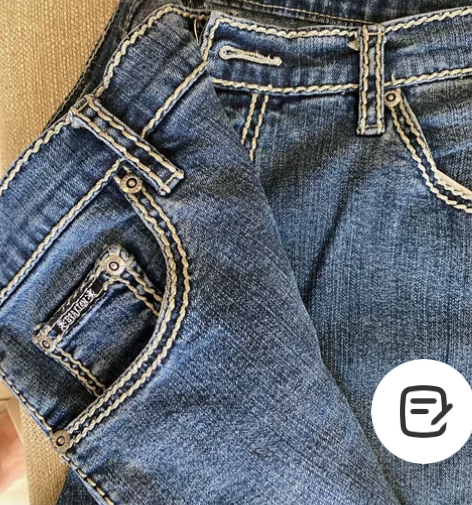 Jeans couture男牛仔裤35码(...