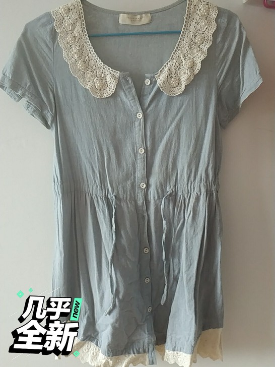 棉麻连衣裙， 超凉快，小清新，甜美学生风，...