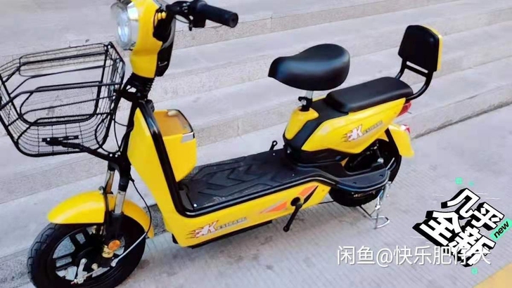 出一台超可爱的电动自行车，原主要离职搬家了...