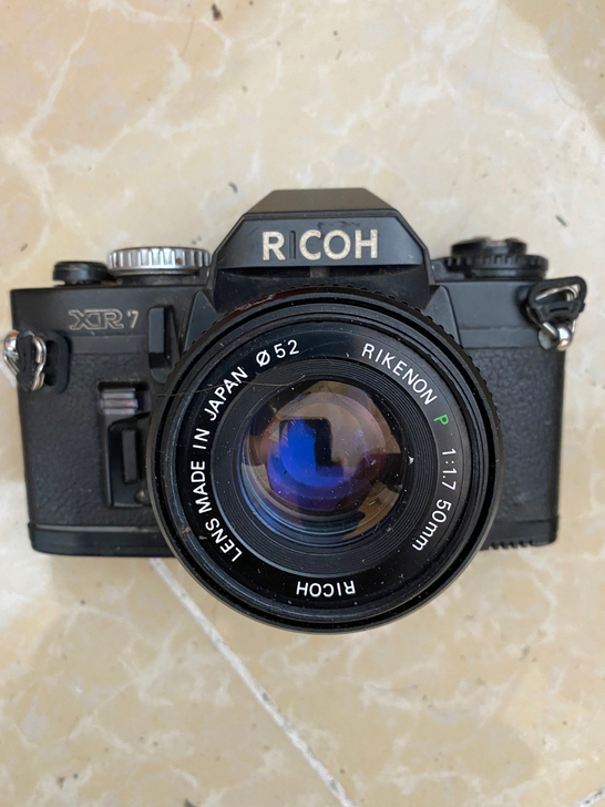 理光xr-7 50 1.7镜头，机身坏，镜...