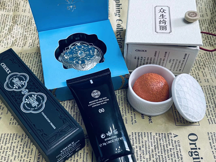 croxx玉藏赋生御红玲珑球腮红膏