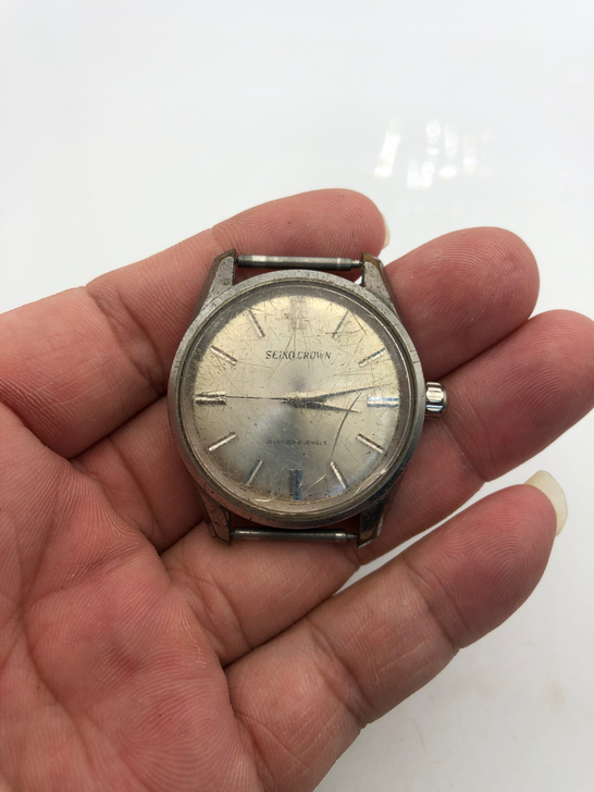 seiko crown 精工 57 手卷机...