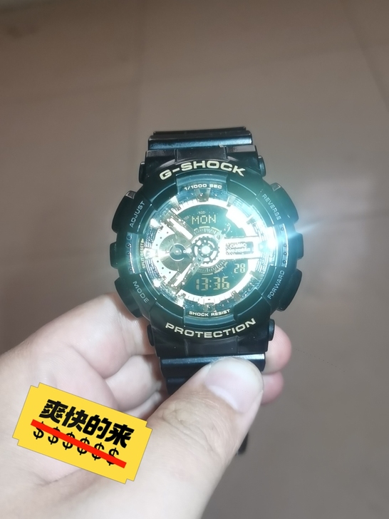 带了半年,闲置了一年。考拉买的保真,盒子说...