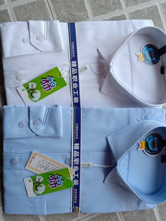 纯白,兰色,职业工装衬衫,全新 品牌型号 ...