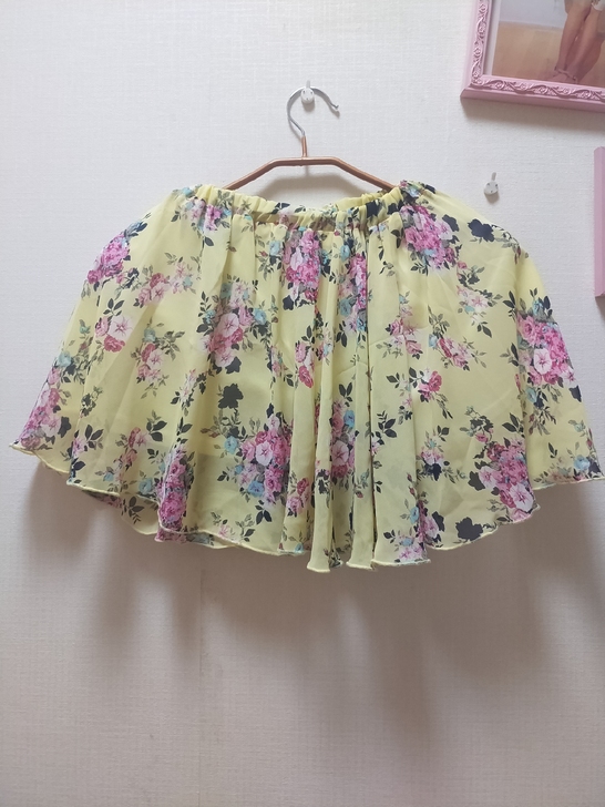 女春秋夏短裙A字百褶裙蓬蓬裙碎花裙学生高腰...