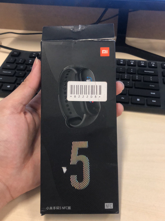 小米手环5NFC包装配件齐全 外观主体完好...