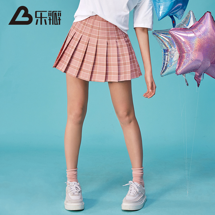 2018春夏装新款韩版休闲百搭高腰a字裙短...