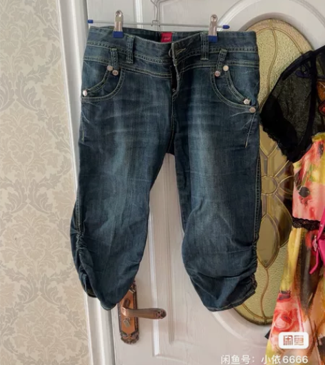 vm七分裤，牛仔裤修身，型好。170尺码，...