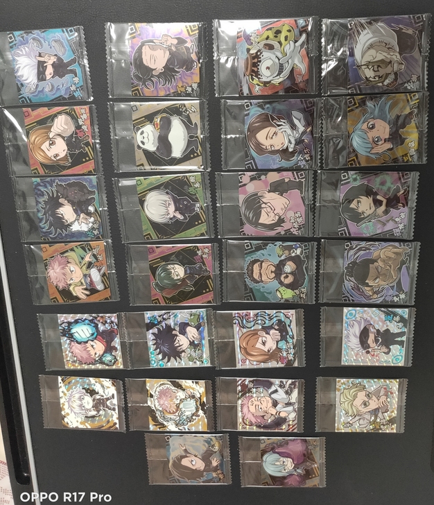 国现  咒术monster威化卡贴纸  全...