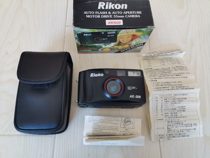 胶片机理光胶卷相机ae-308上世纪最古老...