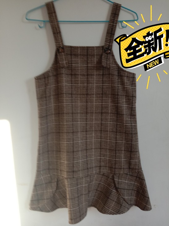 背带裙L号