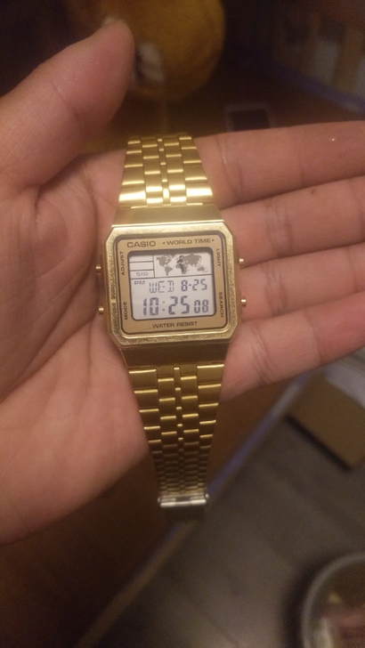 卡西欧小金块，A500WGA，经典复古小方块