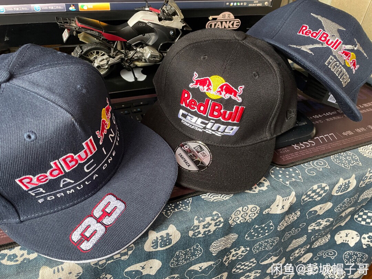 外贸-RedBull红牛机车嘻哈平沿帽