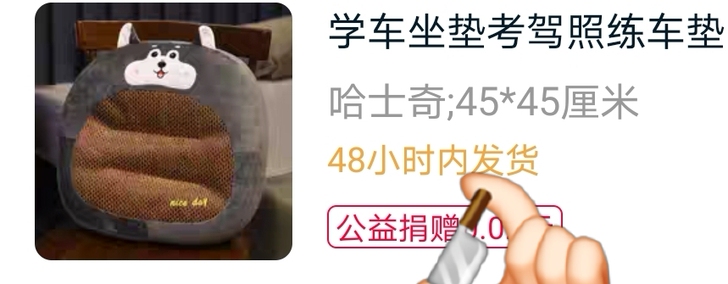 科二科三驾考坐垫,10元不议价不包邮,地址...