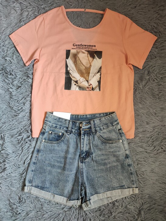 夏季牛仔短裤阔腿短裤牛仔裤破洞休闲短裤女