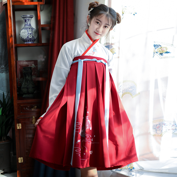 如梦霓裳聆秋陌汉风馆短裙半裙[桃花扇]四汉...