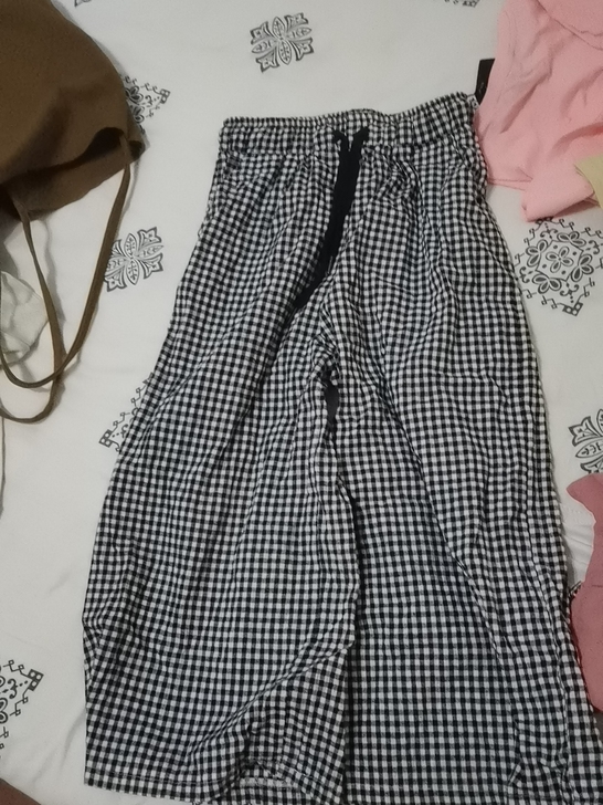 七分阔腿裤，森女部落的