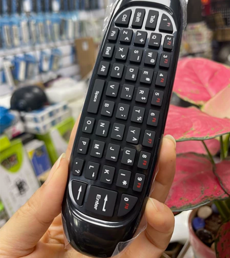 空中键鼠 迷你无线键盘鼠标套装 2.4G电...