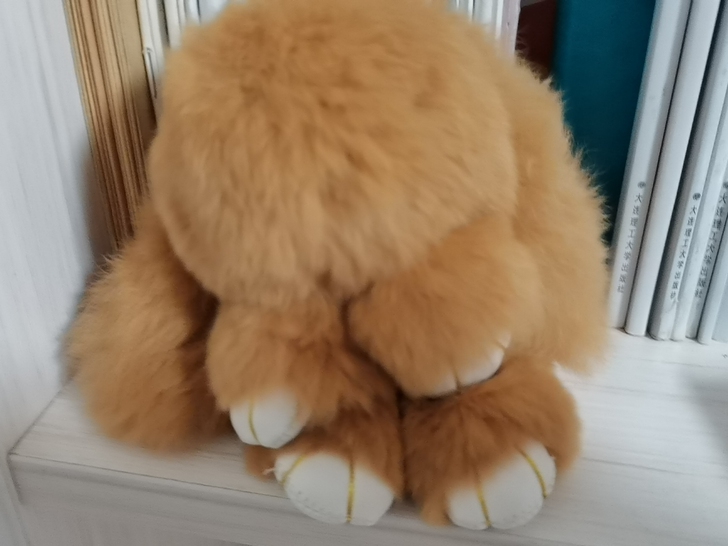 装死兔 纯兔毛 玩偶 挂件