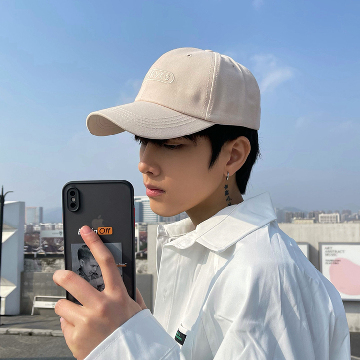 帽子男潮春夏季韩版百搭字母学生休闲软顶鸭舌...