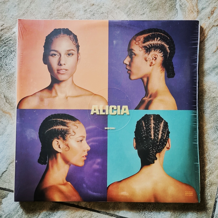 现货Alicia Keys同名白胶彩胶限量...