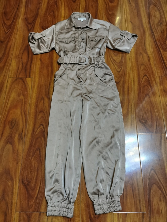 Maison gabrielle醋酸缎面连...