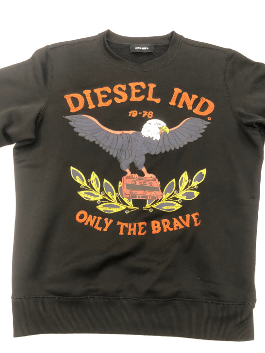 DIESEL卫衣一件，码数为黄金码L，去年...