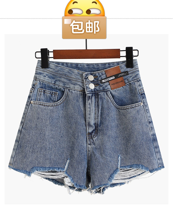 牛仔短裤L码